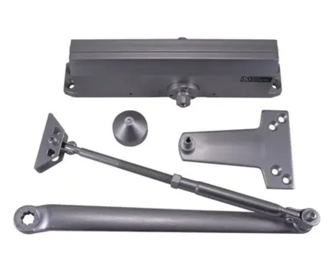 Design Hardware 116-AL | Door Closer, Aluminum Finish