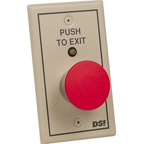 Designed Security ES441-B2-C6 | Series Emergency Release Button, Single gang electrical box