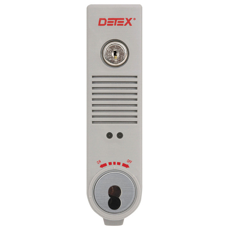 Detex Corporation EAX-500-IC7 | Battery-Powered Exit Alarm, Cylinder Prep, For SFIC