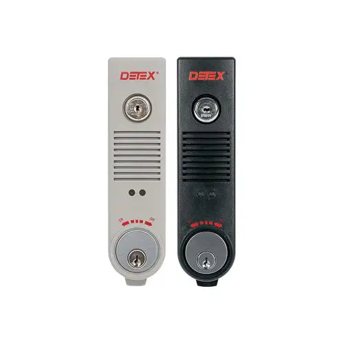 Detex Corporation EAX-503 | Slim Line Exit Alarm, Surface Mount, Battery Powered, Manual Re-Arm