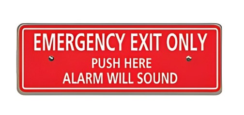 Detex Corporation ECL-8220 | Exit Bar Plate, for Use with ECL-230D/ECL-600 Exit Control Locks