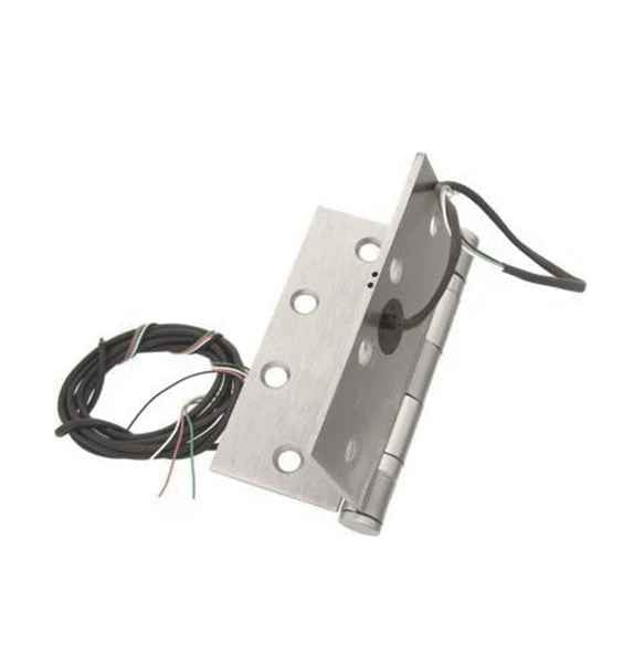 Detex Corporation EWH8-626 | Power Transfer Hinge, 4.5" x 4.5", 12-Wire, Satin Chrome