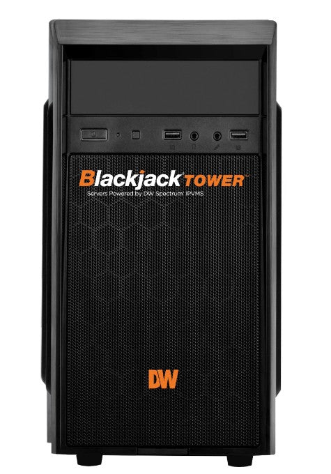 Digital Watchdog DW-BJMT3102T | Blackjack Tower Mid-Size Server with 2TB HDD, Windows 10
