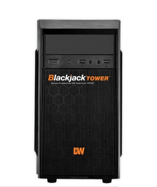 Digital Watchdog DW-BJMT3116TLX | Blackjack Tower Mid-Size Server with 16TB HDD, Linux Ubuntu