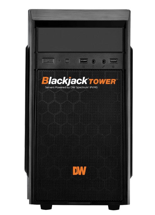Digital Watchdog DW-BJMT3120TLX | Blackjack Tower Mid-Size Server with 20TB HDD, Linux Ubuntu