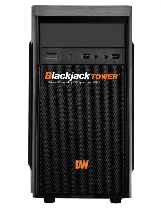 Digital Watchdog DW-BJMT5106TLX | Blackjack Tower Mid-Size Server with 6TB HDD, Linux Ubuntu