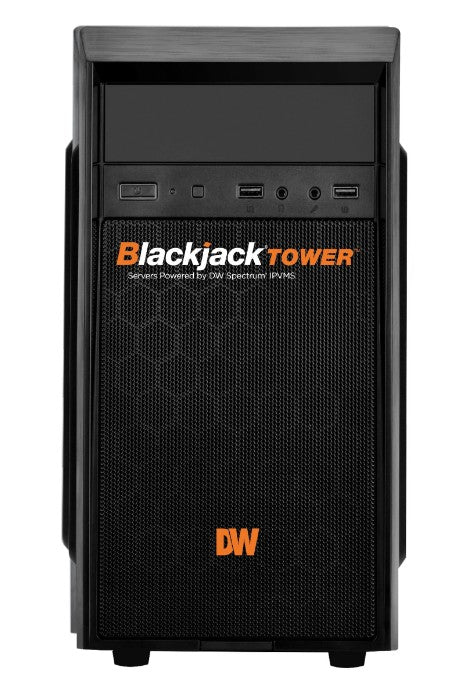 Digital Watchdog DW-BJMT5109T | Blackjack Tower Mid-Size Server with 9TB HDD, Windows 10