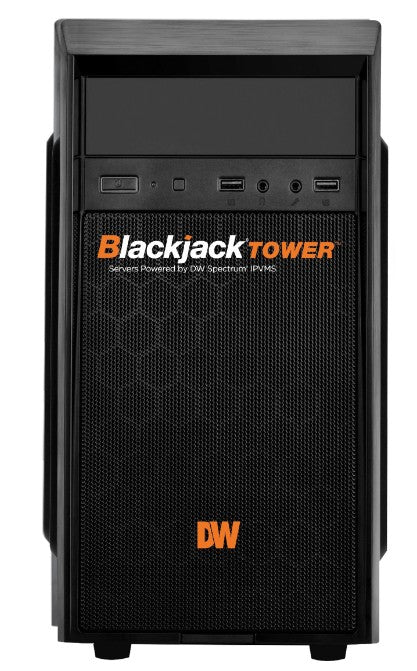 Digital Watchdog DW-BJMT5112T | Blackjack Tower Mid-Size Server with 12TB HDD, Windows 10