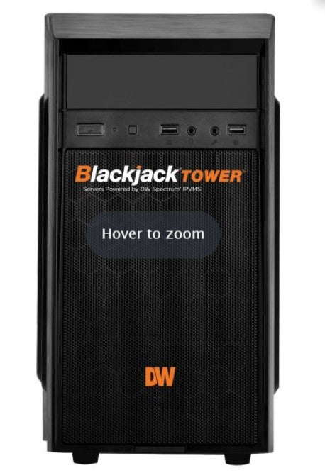 Digital Watchdog DW-BJMT5116TLX | Blackjack Tower Mid-Size Server with 16TB HDD, Linux Ubuntu