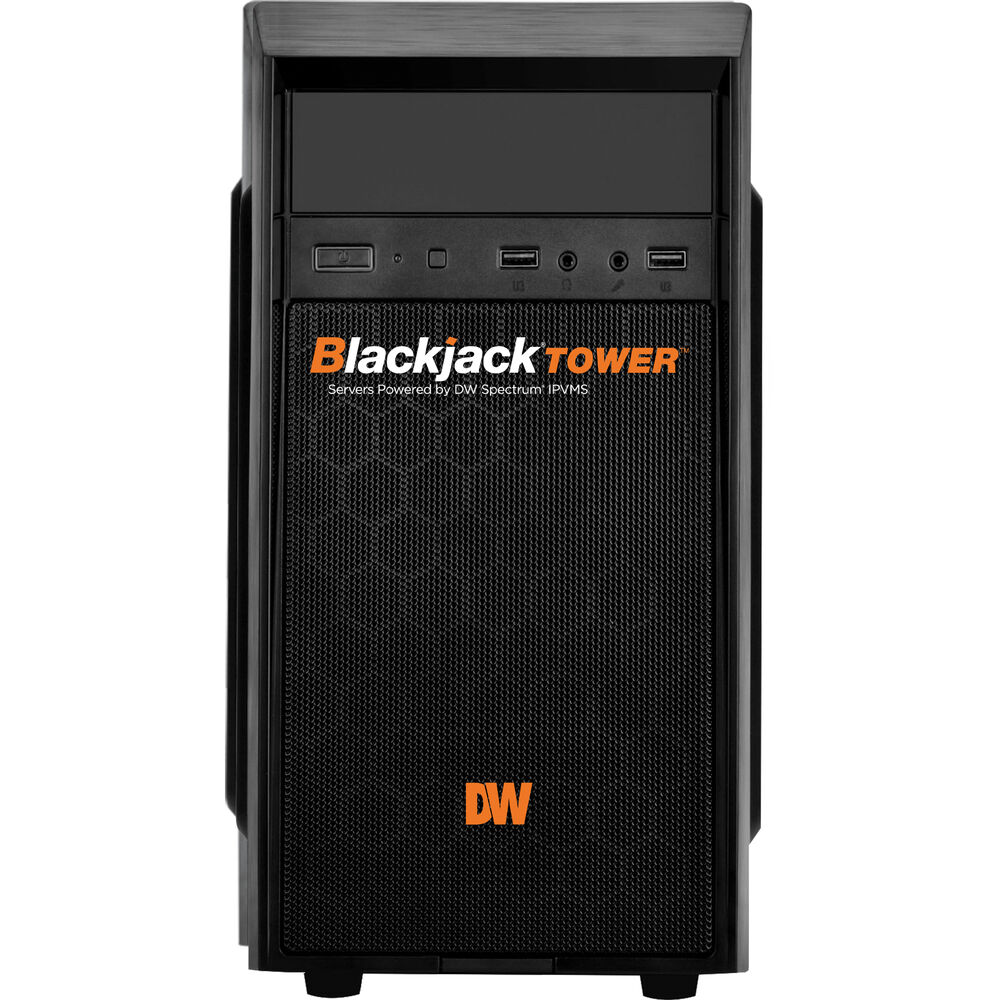 Digital Watchdog DW-BJMT7112T | Blackjack Tower Mid-Size Server with 12TB HDD, Windows 10