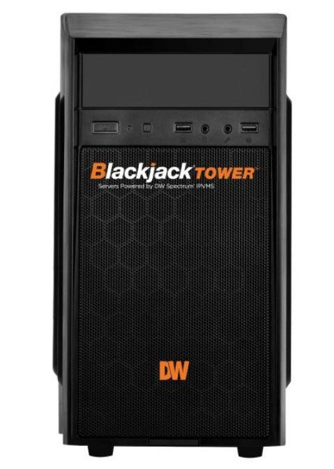 Digital Watchdog DW-BJMT7112TS | Blackjack Tower Mid-Size Server with 12TB HDD, Windows Server OS