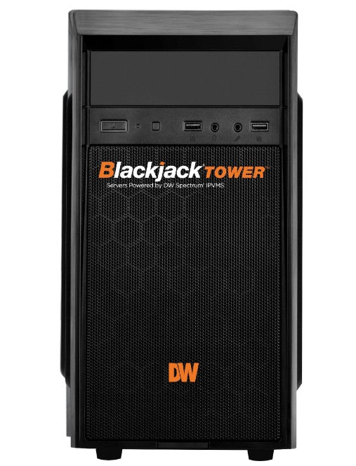 Digital Watchdog DW-BJMT7124T | Blackjack Tower Mid-Size Server with 24TB HDD, Windows 10