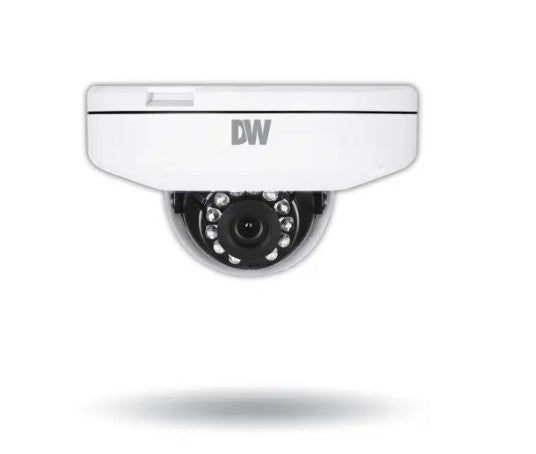 Digital Watchdog DWC-MPF5WI4TW | 5 Megapixel Ultra-Low Profile Vandal Dome IP Camera with IVA+, 4mm Lens