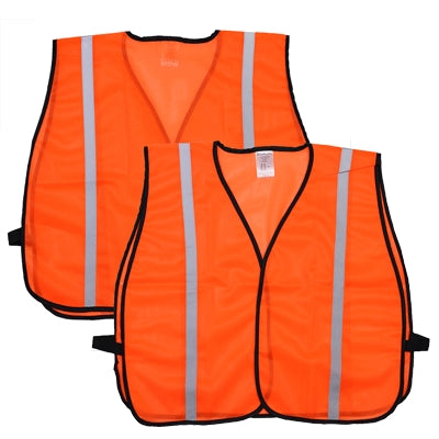 Direct Safety 29834 | Basic High-Vis Vest, Orange, 2X-Large/3X-Large