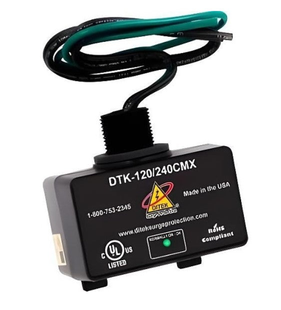Ditek DTK-120/240CMX | Plus Series 120/240V AC Split Phase Surge Protective Device