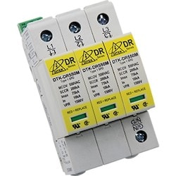 Ditek DTK-DR240P3 | 240VAC 3 Phase Delta, DIN Rail Surge Protective Device