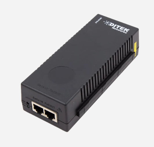 Ditek DTK-INJ60 | 60 Watt Gigabit Ultra PoE+ Injector