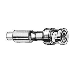 Dolphin Components DC-78-2 | Cable Connector, 2-Piece, Crimp-On, Male, 75 Ohm, For Rg59/Rg62 Cable