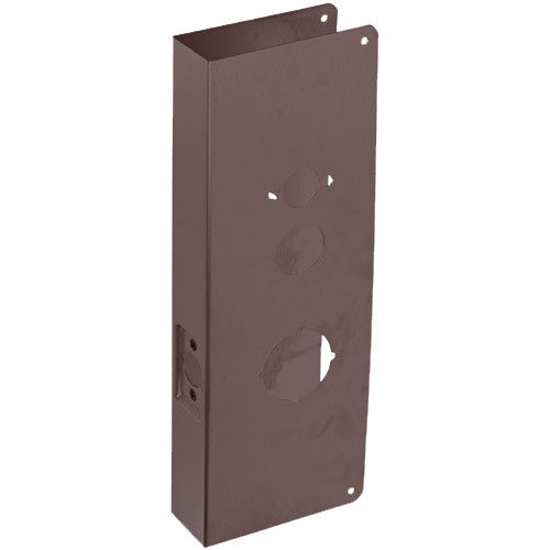 Don-Jo 15-10B-CW | Door Lock Wrap Around Plate, 5" Width x 15" Height, Oil Rubbed Bronze, For Simplex 1000