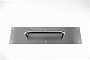 Don-Jo 7019-630 | Offset Door Pull, 3-1/2" Width x 15" Height, 8" Center to Center, Satin Stainless Steel