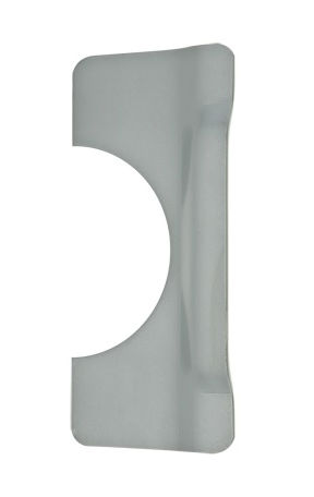 Don-Jo BLP-110-630 | Latch Protector, Key-In-Lever Type, 3-1/4" Width x 10" Height, Satin Stainless Steel