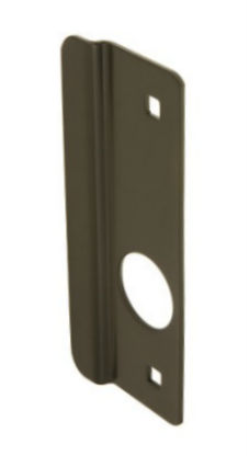 Don-Jo GLP-307-SL-RHR | Latch Protector, Right-Hand Reverse, 2-5/8" Width x 7" Height, 12 Gauge Steel, Silver Coated, For Aluminum Entrance Door