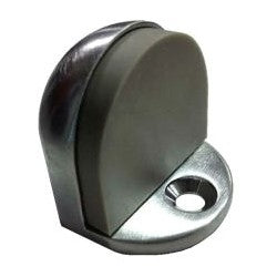 Don-Jo Mfg Inc 1447-626 | Floor Stop High/Low, 1/4" x 1-3/4" Base, 1-5/8" Height, Cast Brass, Satin Chrome, ANSI L02161