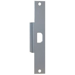 Don-Jo Mfg Inc AF-291-SL | Electric Strike Filler Plate, 1-3/8" x 9", 13 Gauge Steel, Silver Coated