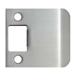 Don-Jo Mfg Inc EL-102-605 | Extended Lip Strike Plate, 2" x 2-1/4", 18 Gauge, Polished Brass