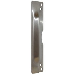 Don-Jo Mfg Inc LP-111-630 | Latch Protector, 3" x 11", 12 Gauge Stainless Steel, For Outswinging Door