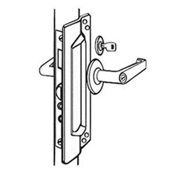 Don-Jo Mfg Inc LP-211-PC | Latch Protector, 3" x 11", 12 Gauge Steel, Prime Coated, For Outswinging Door