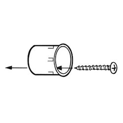 Don-Jo Mfg Inc TS-100-CP | Thimble Strike, 1" Diameter, Chrome Plated