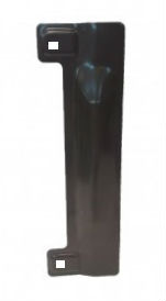 Don-Jo ULP-211-DU | Latch Protector, 3-1/2" Width x 11-3/4" Height, Duro Coated, For Outswinging Door