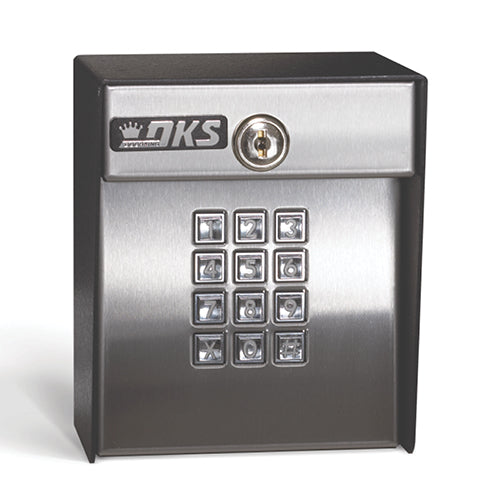 Door King 1815-059 | Digital Lock Wiegand Lighted Black Faceplate With Nfc