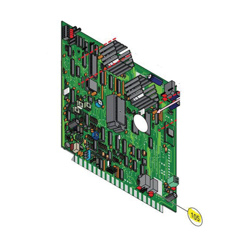 Door King 1834-009 | Pcb 1834-089 And 1834-090 Only - No Mem Chip