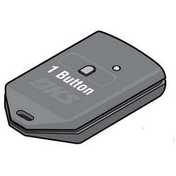 Door King 8066-080 | Access Control Transmitter, 1-Button, With Built-In Proximity Card Reader