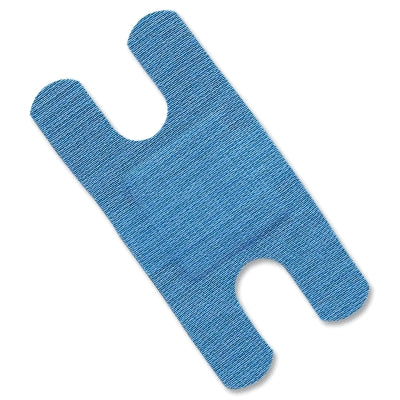 Dukal LLC 1637025 | Direct Safety Blue Metal Detectable Fabric Knuckle Bandages 1.5" X 3", 1,800/Bulk Pack