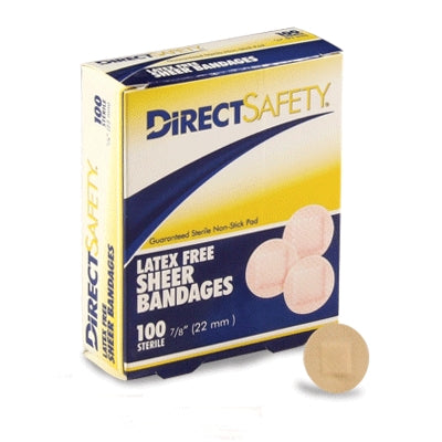 Dukal LLC CNYF13070/31035 | Direct Safety Plastic Spots 7/8" Diameter 100/Box
