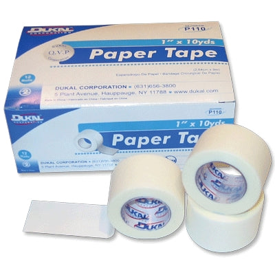 Dukal LLC P110 | Paper Tape 1" X 10 Yards, 12/Rolls/Box