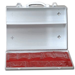 Durham Manufacturing Co 533-43 | Industrial First Aid Cabinet, Plain, 2 Fixed Shelves, Swing Door Down