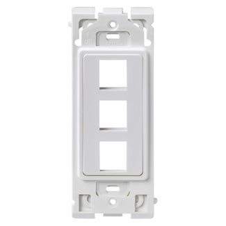 Leviton RE640-WW1 | 1-Port Renu Insert, White on White