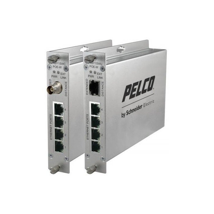 Pelco EC-4BY1SWUPOE-W | EthernetConnect Ethernet Switch