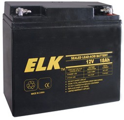 Elk Products Inc. ELK-12180 | Sealed Lead Acid Battery, 12 V 18Ah