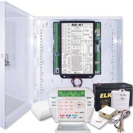 Elk Products Inc. ELK-M1GSYS4S | M1 Gold Kit with Enclosure and M1KP2 Keypad