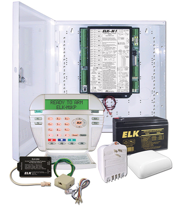 ELK Products Inc M1GSYS4 | M1 Gold Kit with Enclosure and M1KP Keypad