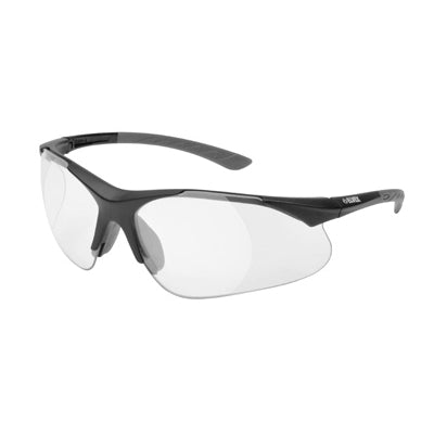 ERB Industries WELRX500C15 | Delta Plus RX-500 Full Lens Magnifying Safety Glasses, Black Frame