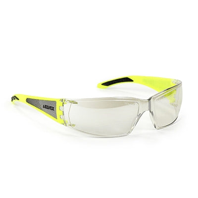 ERB Industries WELSG53IO | Delta Plus Reflect-Specs Safety Glasses, Yellow Frame, Indoor/Outdoor Hardcoat Lens