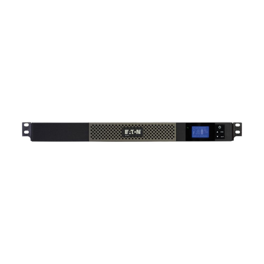 Eaton Power Quality 5P750R | 5P UPS, 1U, 750 Va, 600 W, 5-15P Input, Outputs (5) 5-15R, 120V, True Sine Wave, Network Card Optional