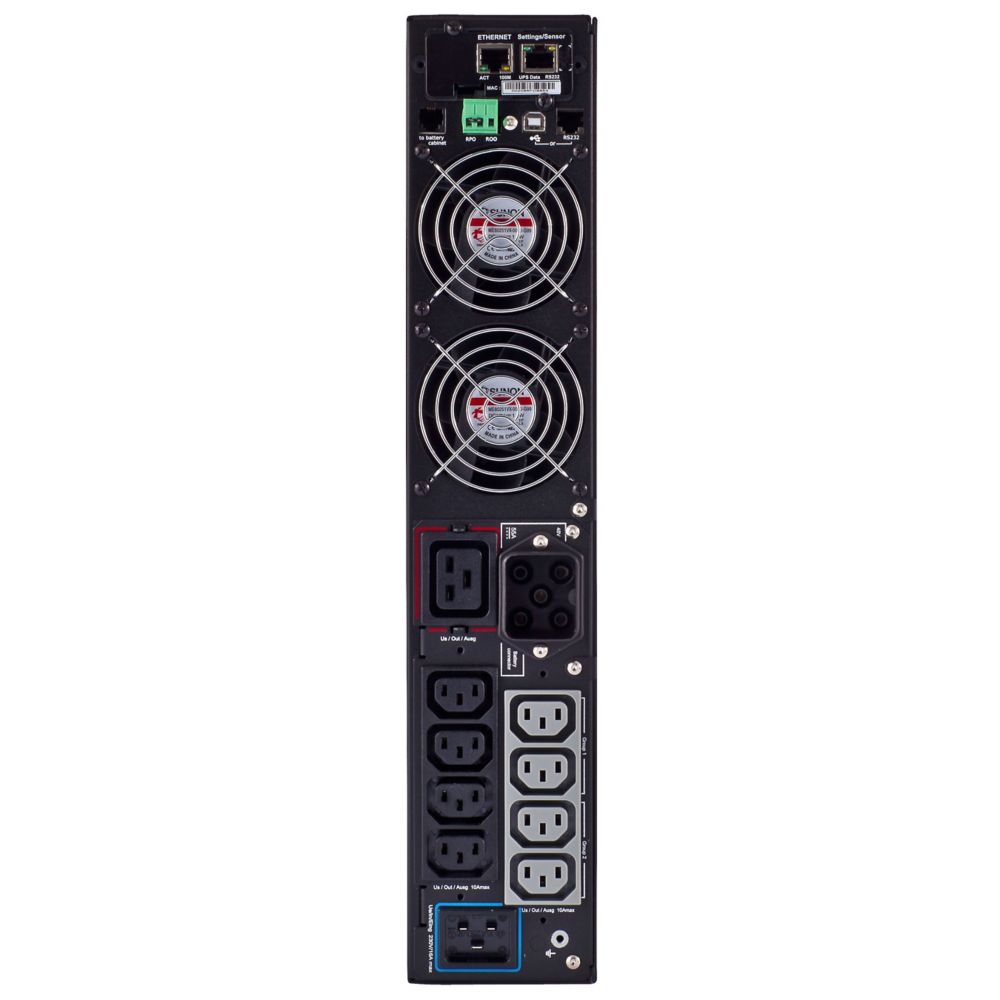 Eaton Power Quality 5PX3000IRT2U | 5PX UPS, 3000 VA, 2700 W, Input: C20, Outputs: (8) C13, (1) C19, Rack/Tower, 2U