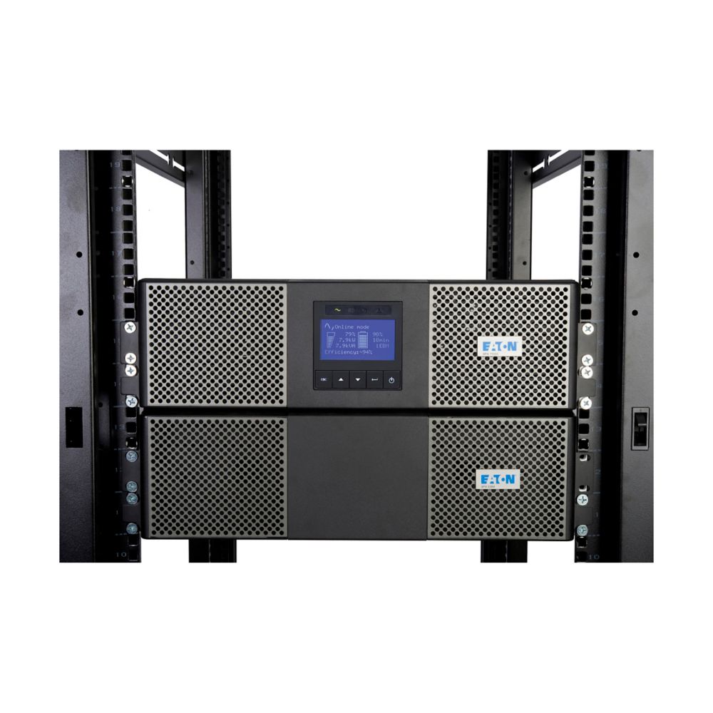Eaton Power Quality 9PX11K | 9Px UPS, Network Card Included, 6U, 11 Kva, 10 KW, Hardwired Input, Outputs, (3) L6-30R, Hardwired, 208V
